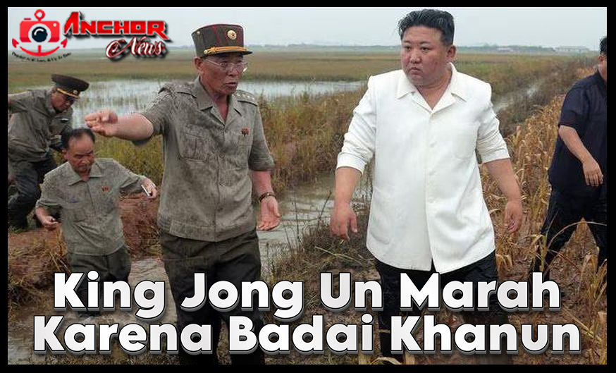Kim Jong Un Murka ke Pejabat Korut, Cuaca Buruk Bikin Kerusakan Parah di Korea Utara