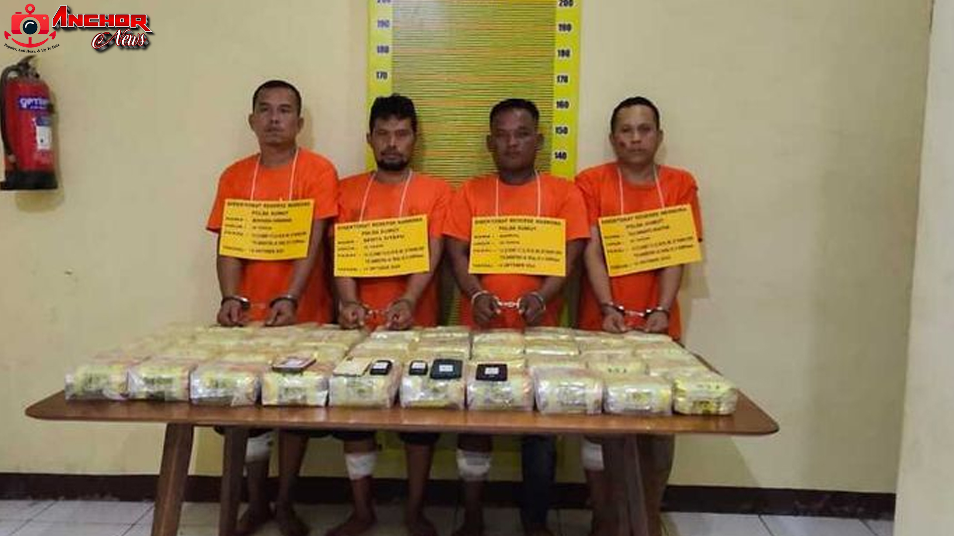 Penyelundupan 190 Kg Sabu di Langkat Berhasil Digagalkan